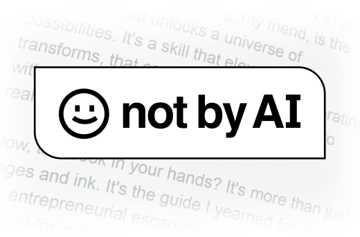 A Not By AI badge